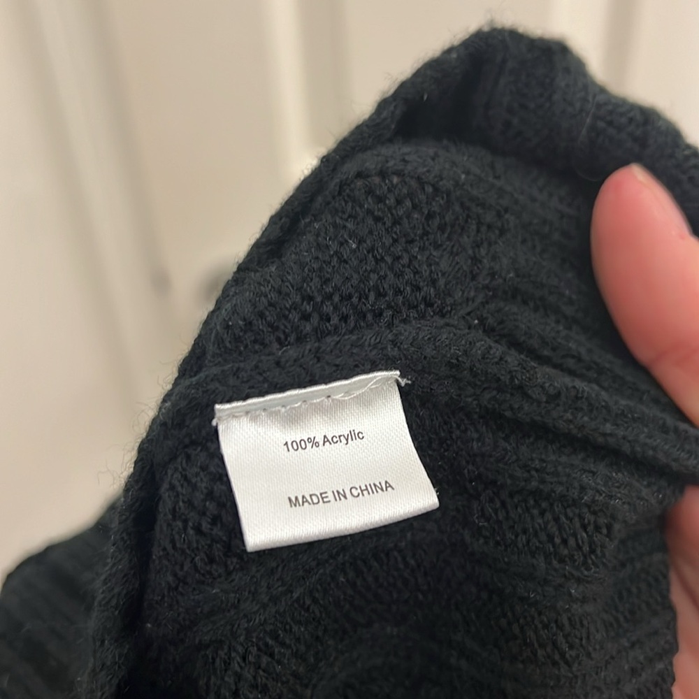 NWOT BLACK CARDIGAN Sweater - Picture 9 of 9